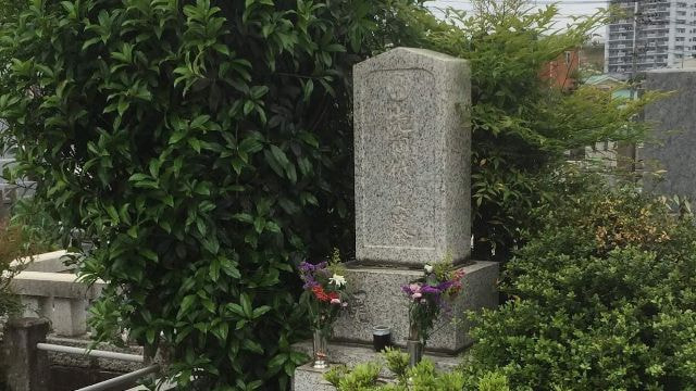 墓地内植木撤去
