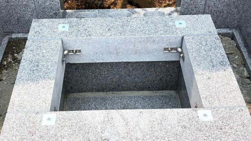 地震に強いお墓